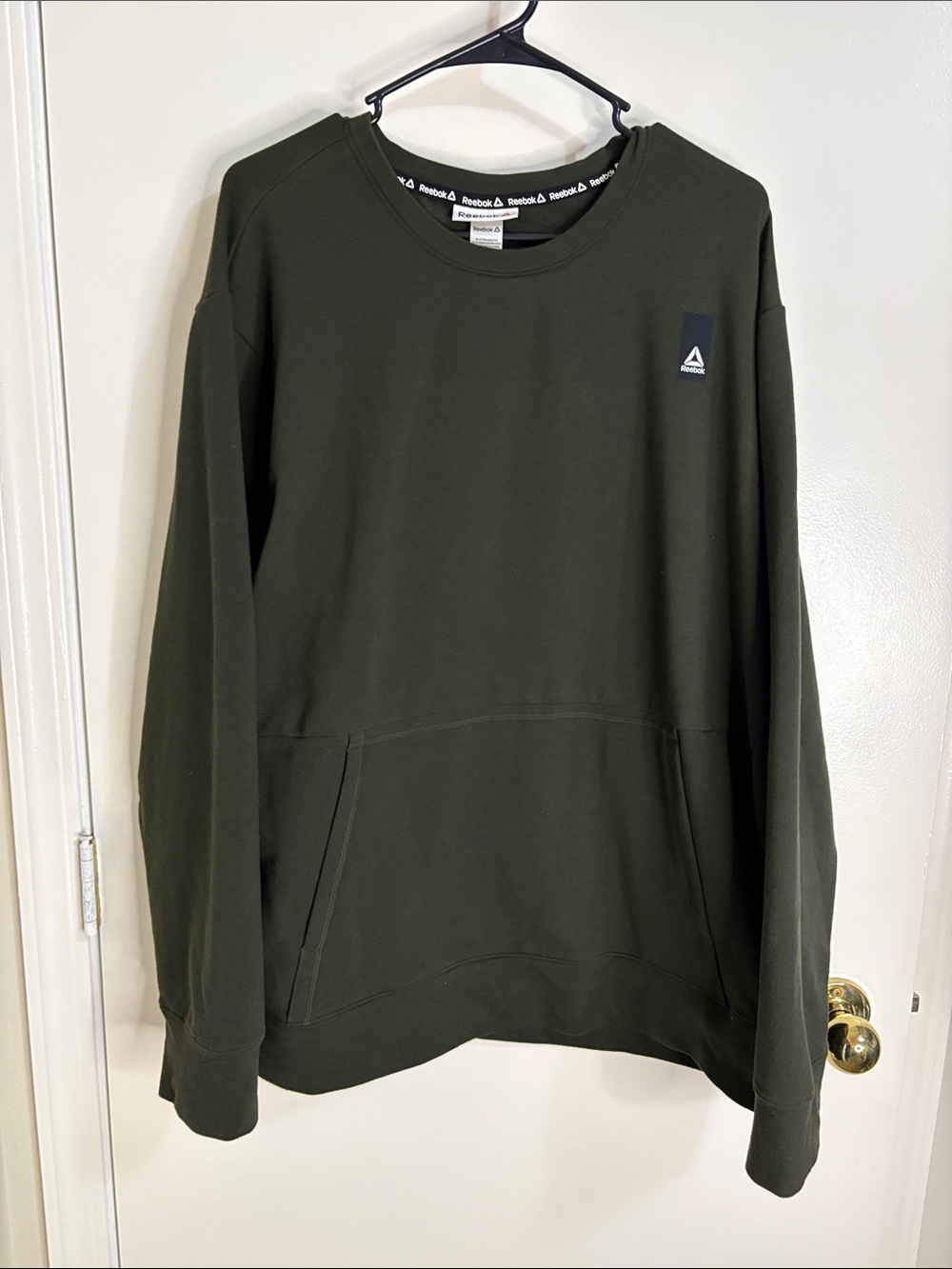 Reebok Olive Green Crewneck Sweatshirt